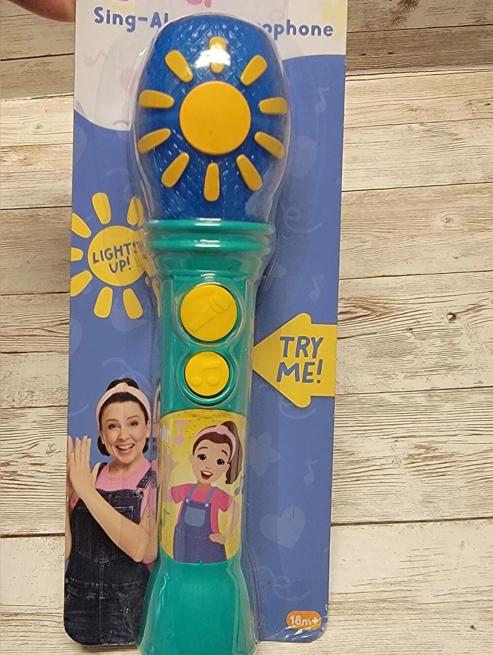 Ms. Rachel Sing Along Microphone Built In Music Light Up Toddler Toy